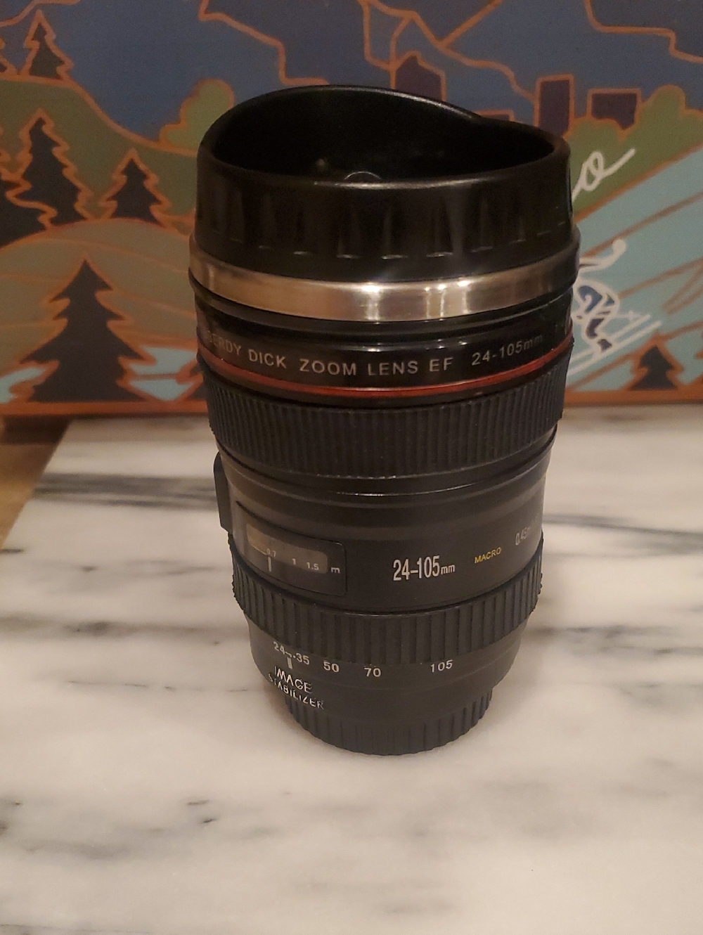 Camera Lens Travel Mug - Novelty Lens Design